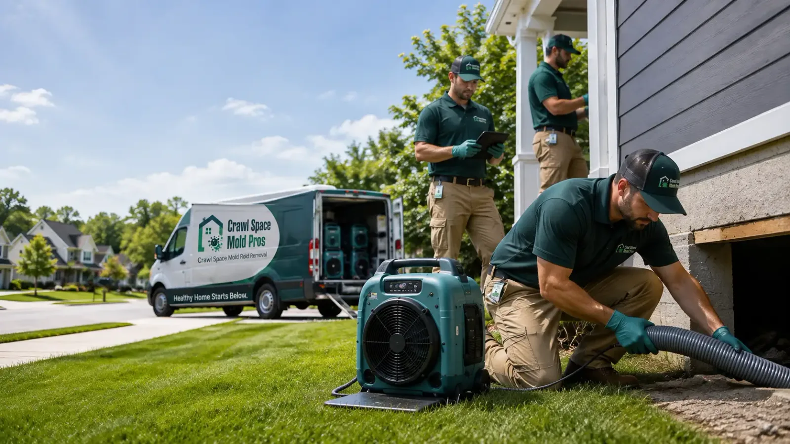 Crawl Space Mold Removal in Towanda, KS